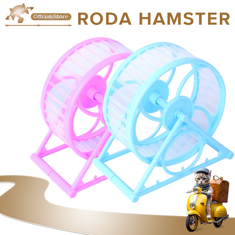 Kincir wheel hamster landak tanpa sela/ wheel hamster/ rolling wheel/silent running wheel/mainan ham