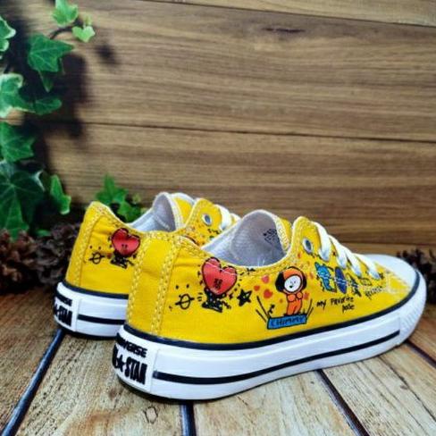 (COD) sepatu converse anak // sepatu anak perempuan // sepatu bts bt21 // sepatu sneaker anak ,,