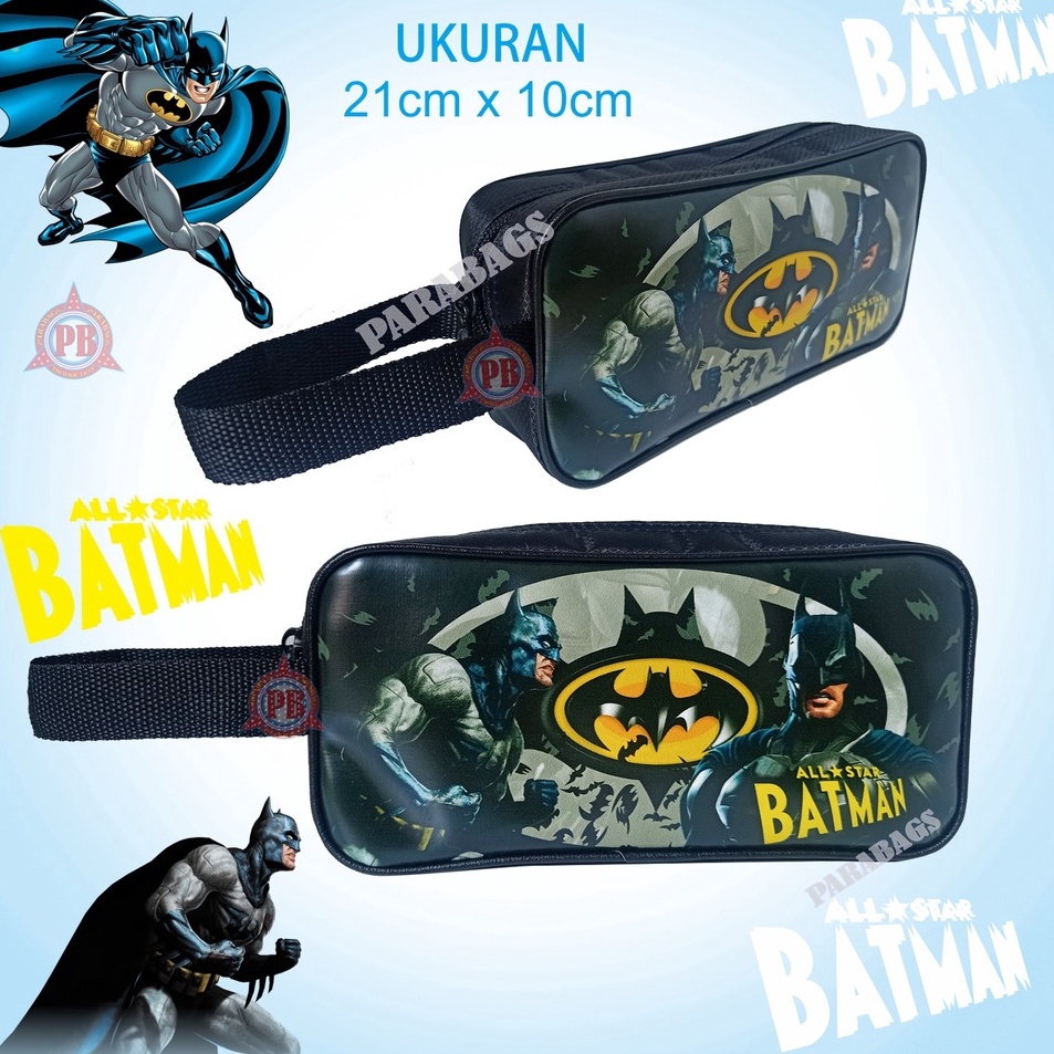 

《packingaman》 tempat pensil karakter kotak pensil anak kualitas premium BATMAN