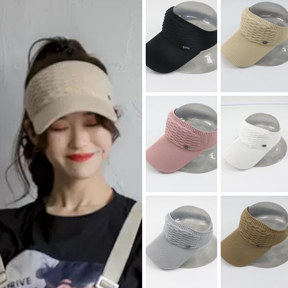 Promo Topi Fashion Baseball Kosong Bahan Rajut Warna Polos Untuk Pria Dan Wanita / Topi Rajut Jilbab