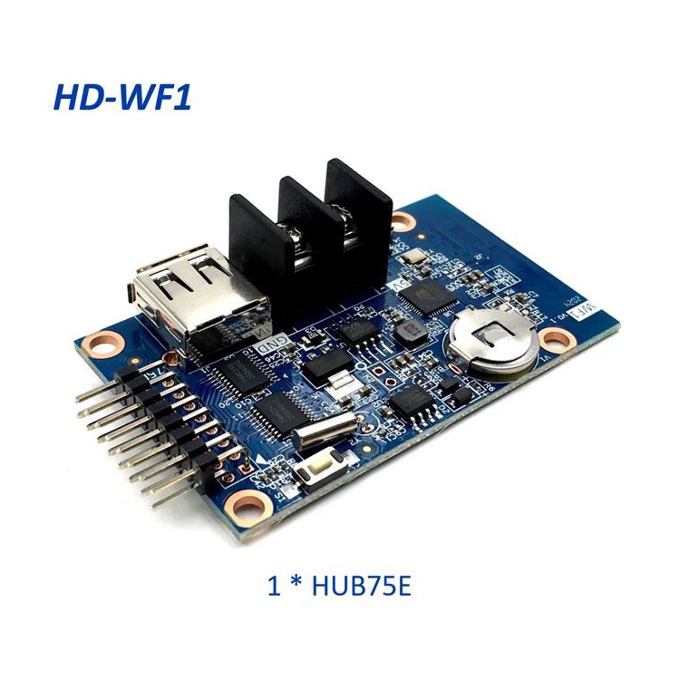 Top Sale Controller Huidu HD-WF1 HD WF1 WifI RGB Full Color Panel Module Modul LED P10 Running Text