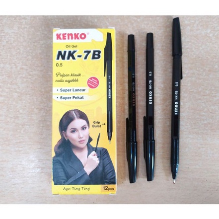 

4.4 BRANDS FESTIVAL Pulpen Kenko NK-7 0.5MM Ayu Ting (lusin)