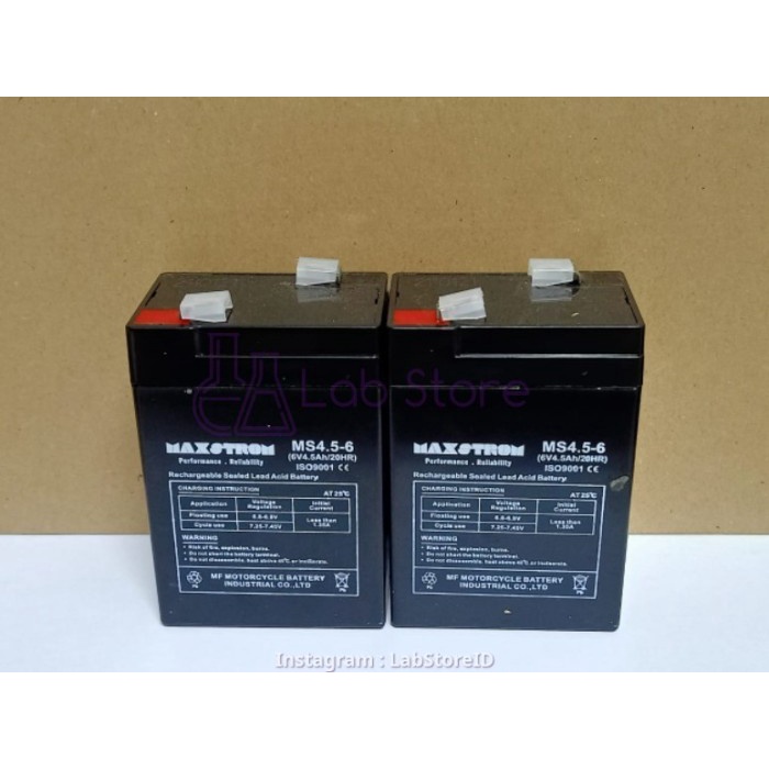 Ready BATERAI BATRE BATTERY AKI KERING 6V 6 V 6volt 4AH LAMPU EMERGENCY