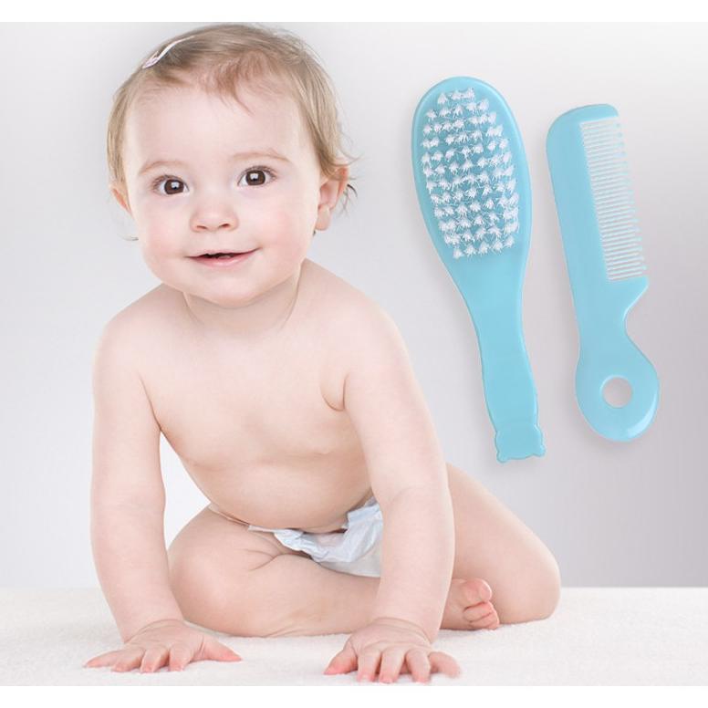 Promo Set Sisir Bayi Sisir Kuas Bulu Lembut Sisir Dan Sikat Kuas Bulu Lembut Sisir Anak Bayi