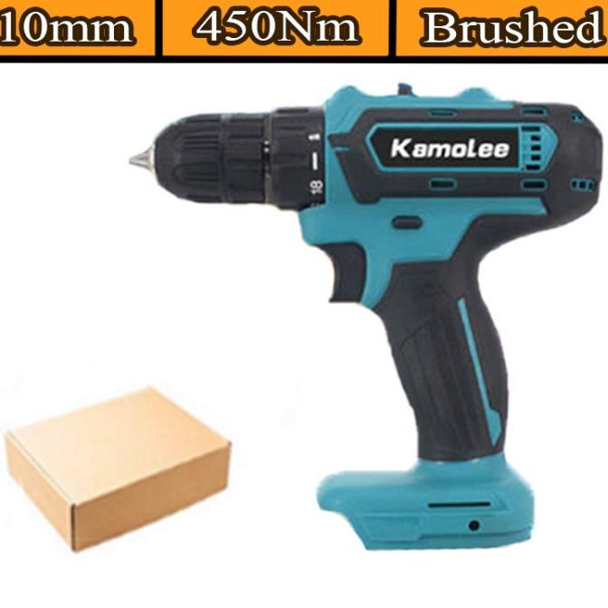 Kamolee 18V Mesin Bor Cordless 10Mm/13Mm/Elektrik Drill/Brushless