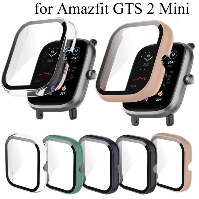 Miliki Case Pelindung Layar Tempered Glass Bumper Amazfit Gts 2 Mini
