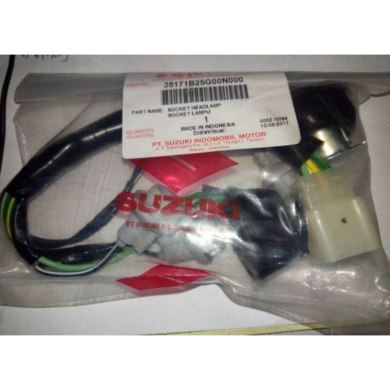 SOCKET LAMPU DEPAN PITING LAMPU SUZUKI SATRIA FU150 TAHUN 2005-2008 BATOK KECIL SGP SGP