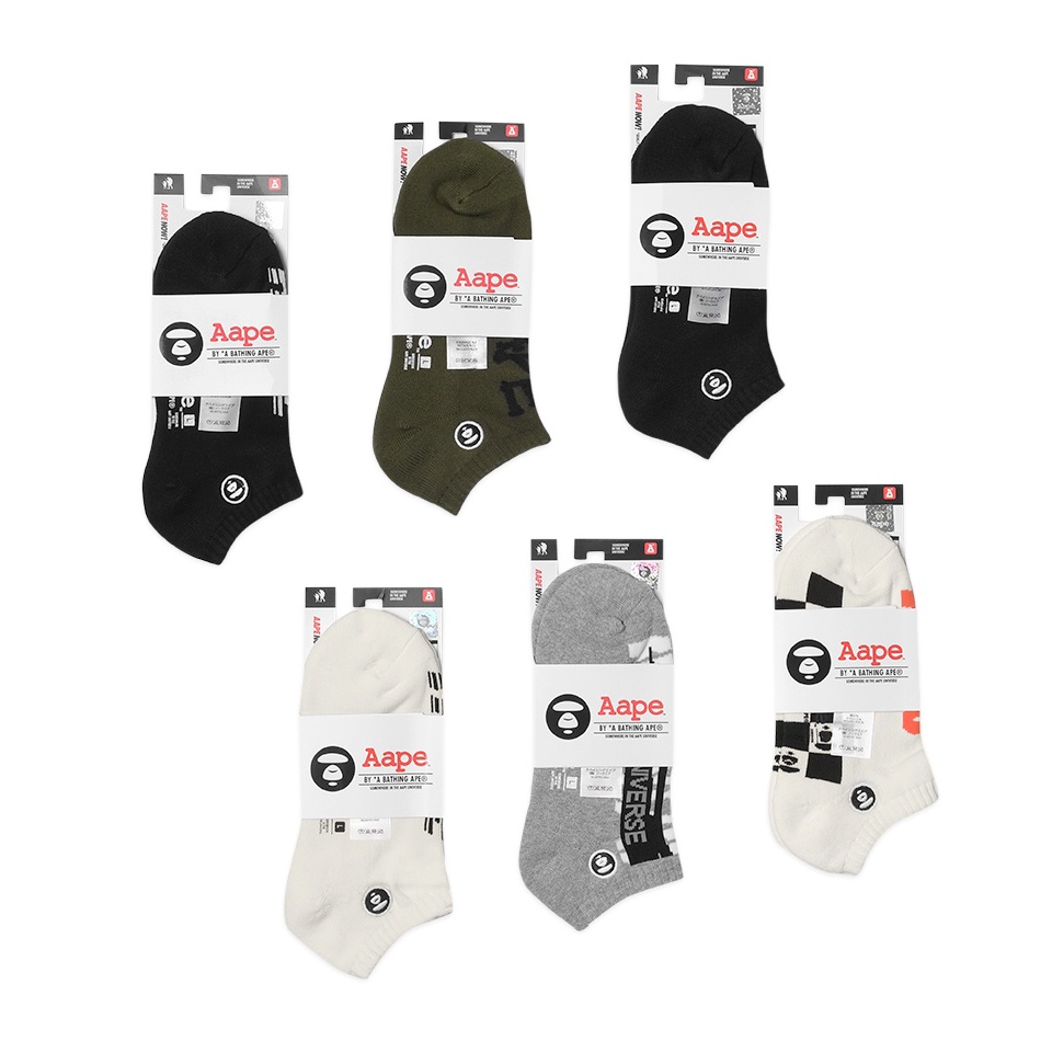 STOK TERBATAS!. Aape by A Bathing Ape Ankle Socks