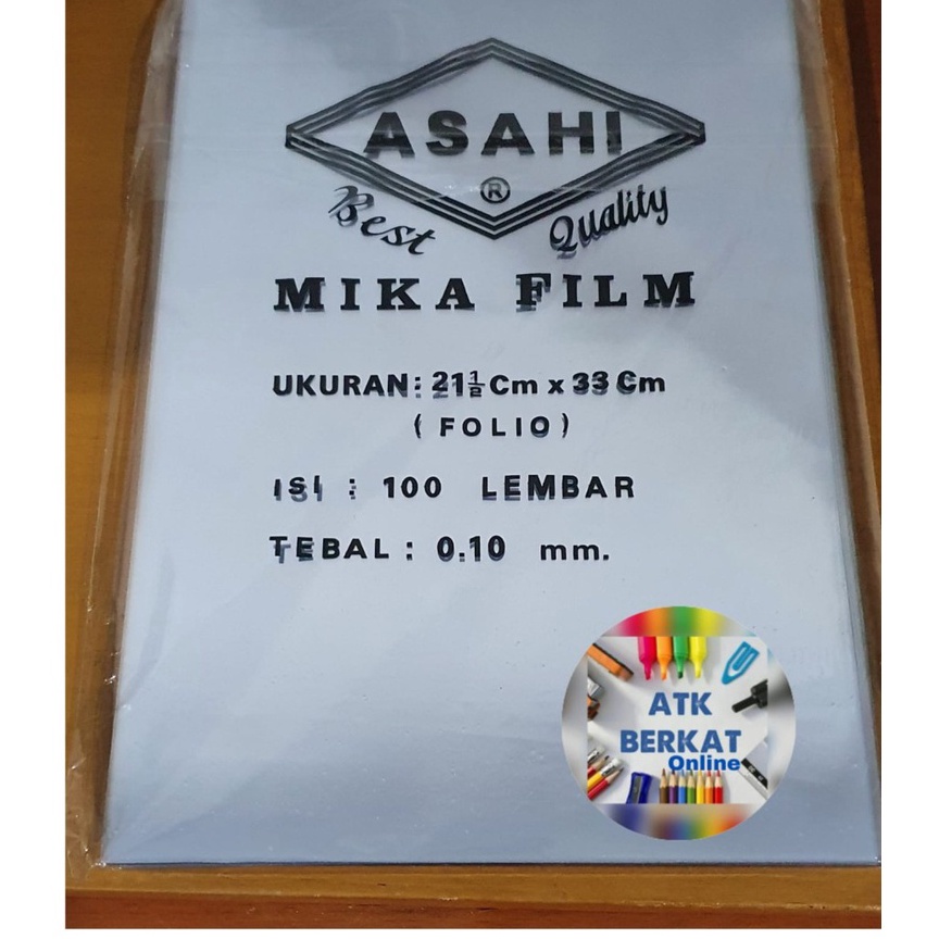 

VESI0 [100 pcs]Cover mika plastik jilid 0.10 mm ➱Promo