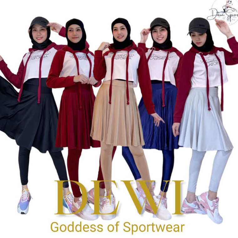 ➴ Legging Skirt / Legging Rok Muslimah / legging Rok Olahraga / Legging Rok f Premium ★★.