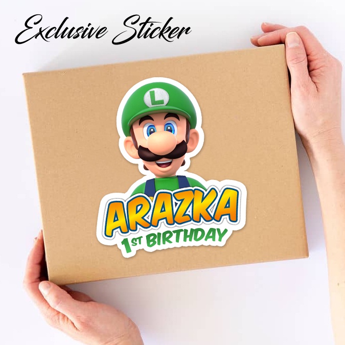 

50 STIKER / STICKER MARIO BROSS 2-3 UTK BAG / BENTO / SOUVENIR ULTAH ULANG TAHUN