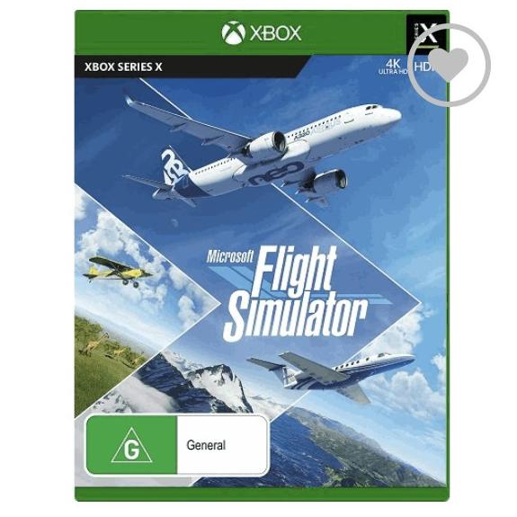 Kaset Xbox Series X Microsoft Flight Simulator