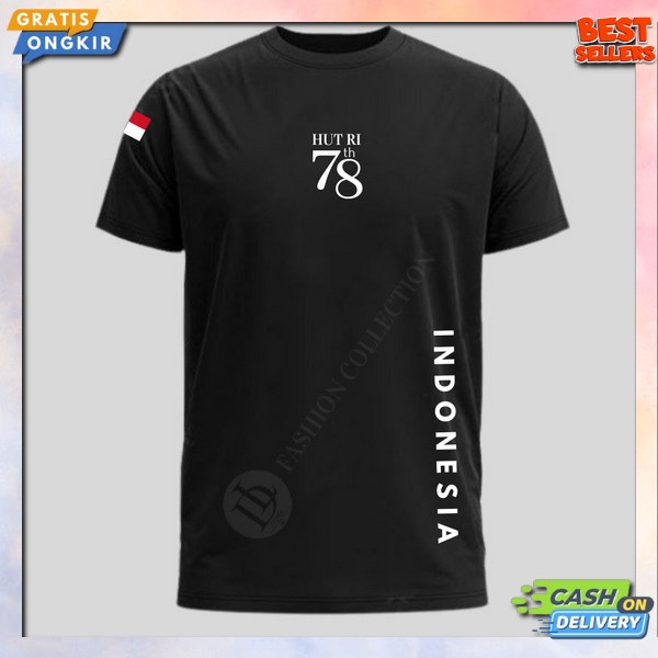 Kaos Kemerdekaan Ri 17 Agustus Dirgahayu Indonesia Merdeka Ke Tujuh Delapan Dewasa Wanita Baju Dirga