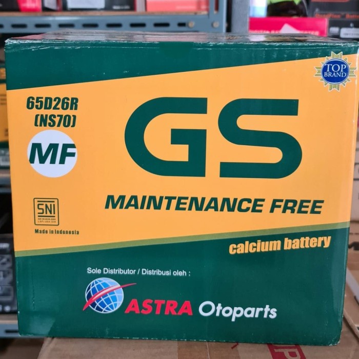 Aki Mobil Mitsubishi Lancer Gs Astra Ns70 Mf Aki Kering Kode Br04