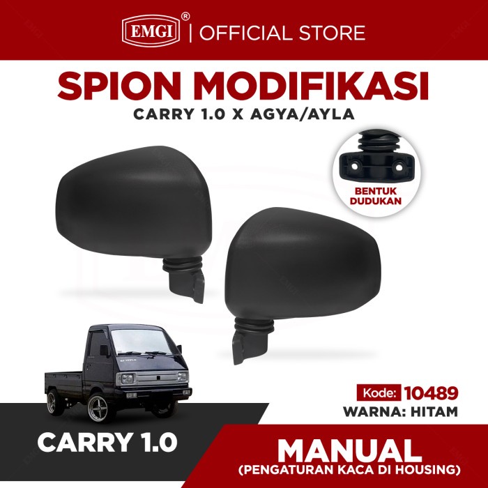 Kode Br01 Modifikasi Spion Mobil Carry 1.0 Housing Agya / Ayla Manual - 10489