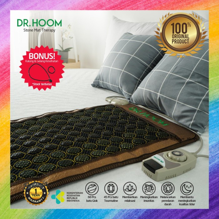 Matras Terapi Batu Giok Tourmaline Dr.Hoom Math Therapy