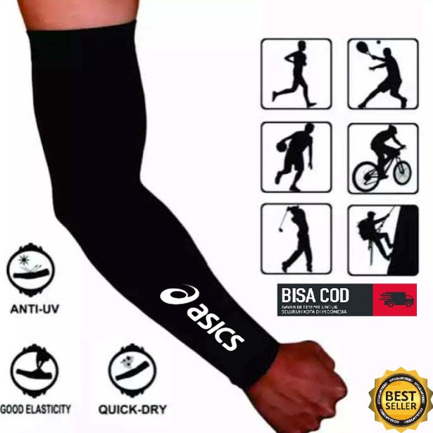 [706] Manset tangan pria / manset outdoor / ArmSleeve / Pelindung Tangan olahraga jogging, sepeda, v