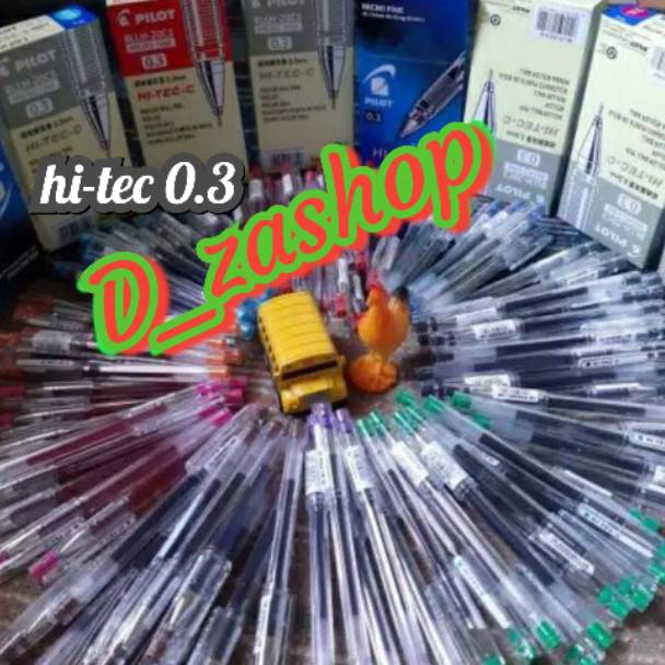 

[PROMO KNA9] pulpen HI TECH c 0.3mm dan 0.25 mm Pilot warna warni satuan satuan" hi tec hitech hitec BQ0