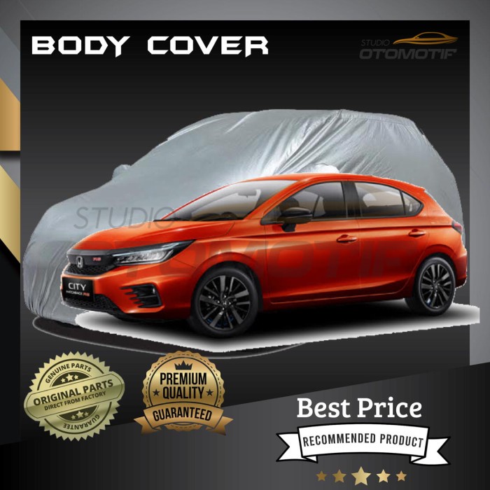 Terlaris Sarung Mobil City Hatchback Rs Premium / Body Cover City Hatchback Rs
