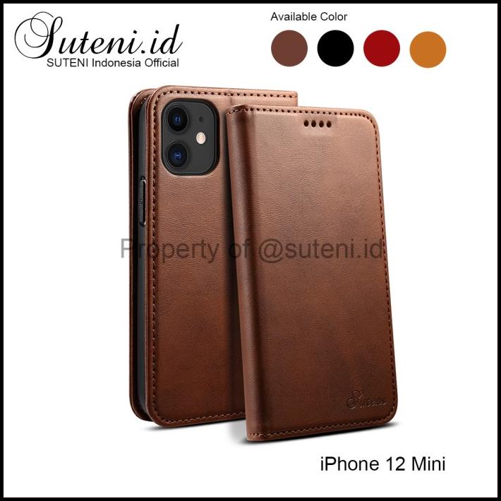 Terlaris Leather Flip Case Iphone 12 Mini / 12 Pro Max Cover Casing Kulit Card