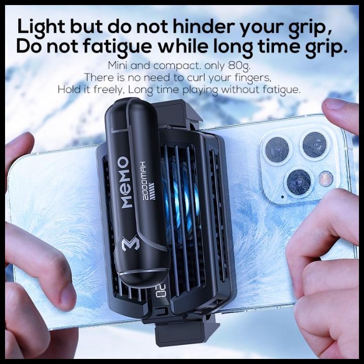 Terlaris Original Memo Dl10+1Pc Battery Rgb Phone Fun Cooler Battery 2000Mah