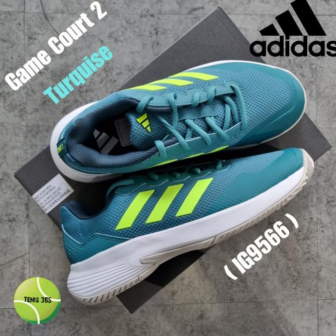 Sepatu Tenis Adidas GameCourt 2 Turquoise (IG9566) - Game Court
