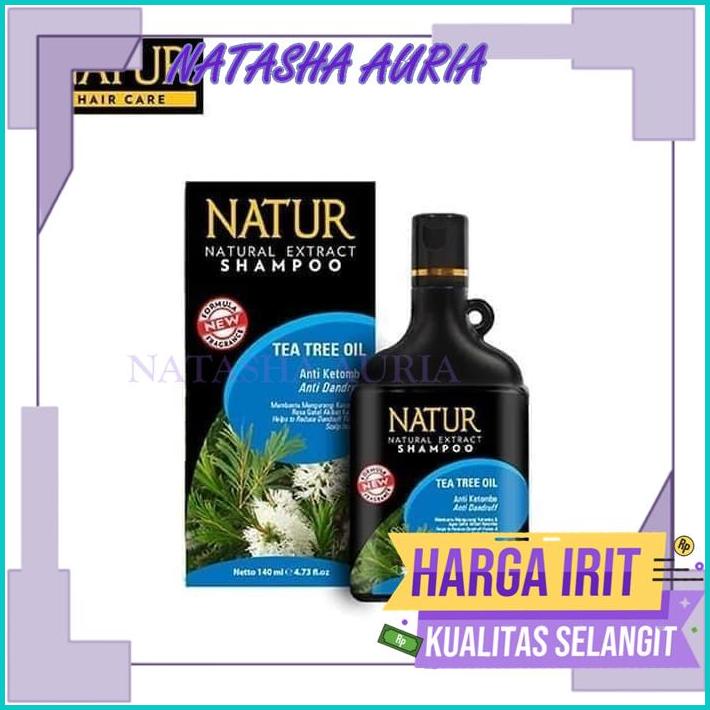 NATUR SHAMPO ANTI KETOMBE 270ML - SHAMPOO NATUR ANTI KETOMBE TEA TREE BEST SELLER