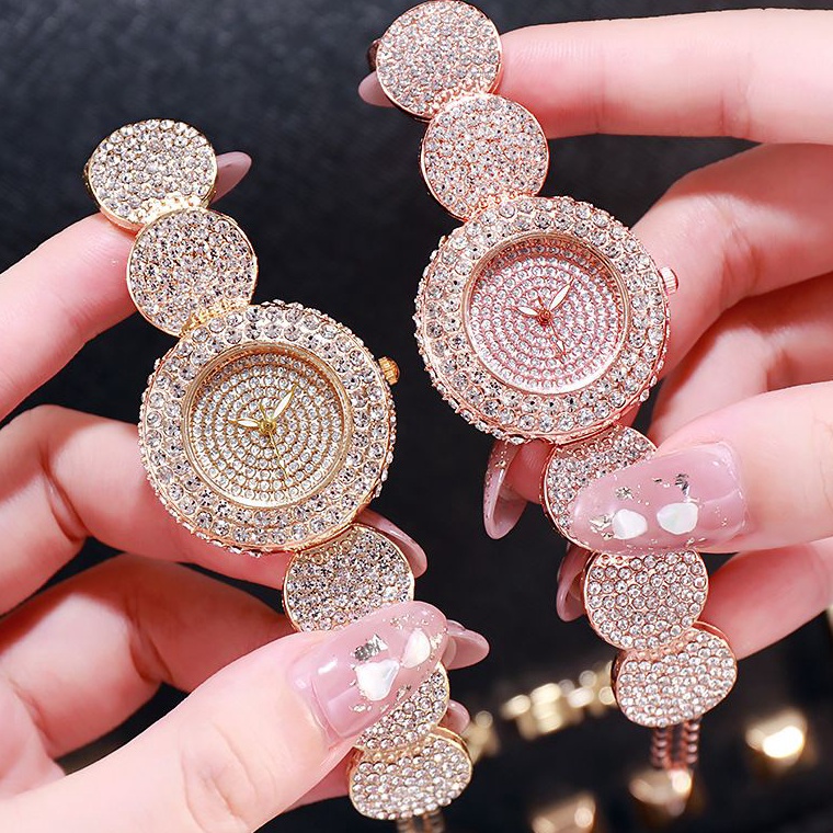 SALE. Jam Tangan Wanita DZG Full Diamond Mewah Elegan Tahan Air Kualitas Import Terbaru 2022