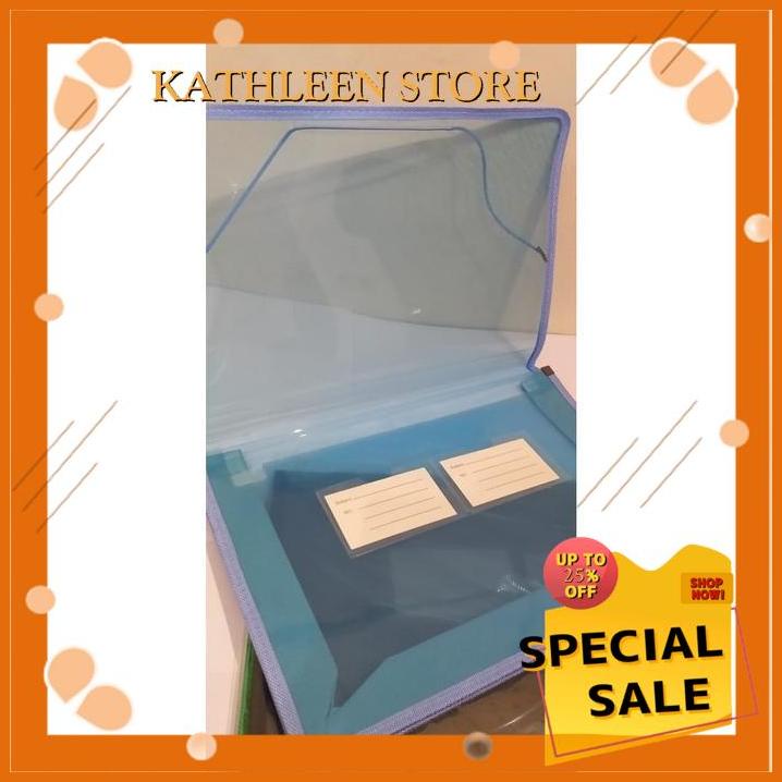 

MAP PLASTIK ZIPPER BAG FOLIO- MPZ01 TERBAIK