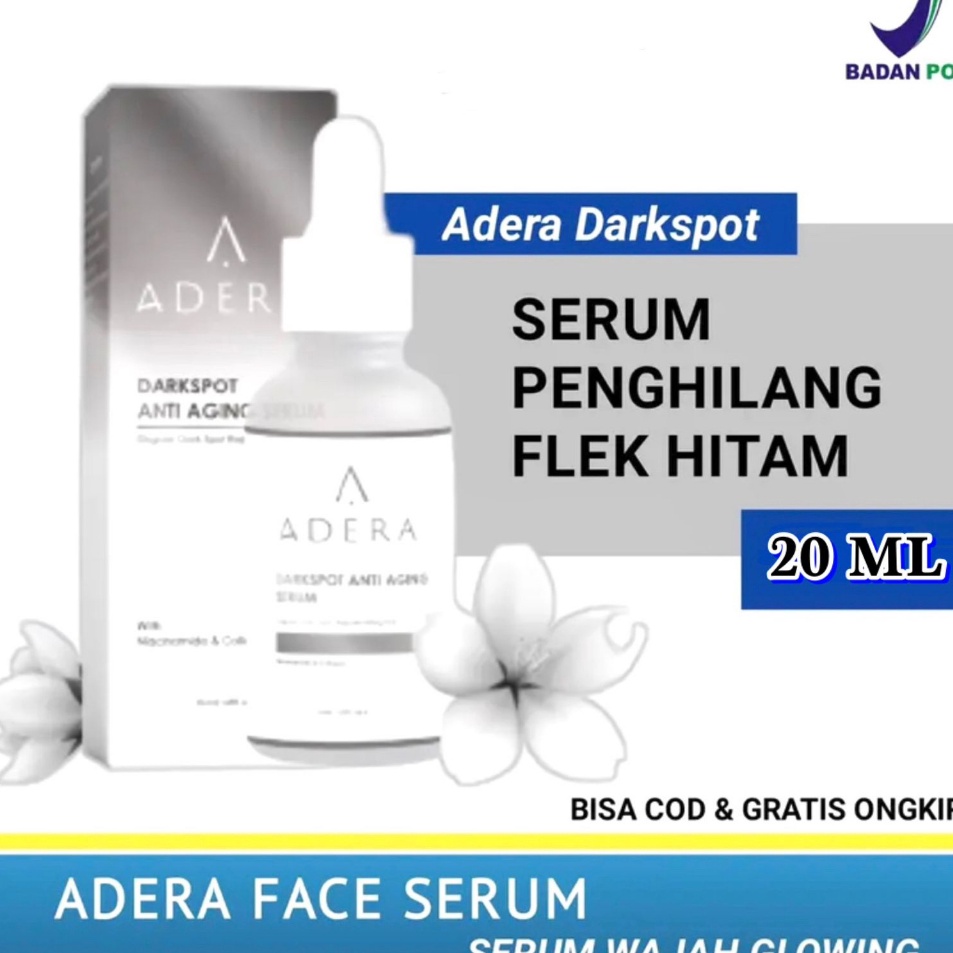 Bayar Di Tempat Adera Serum Darkspot Anti Aging Wajah Glowing Skincare Terbaik Untuk Noda Hitam - Ad