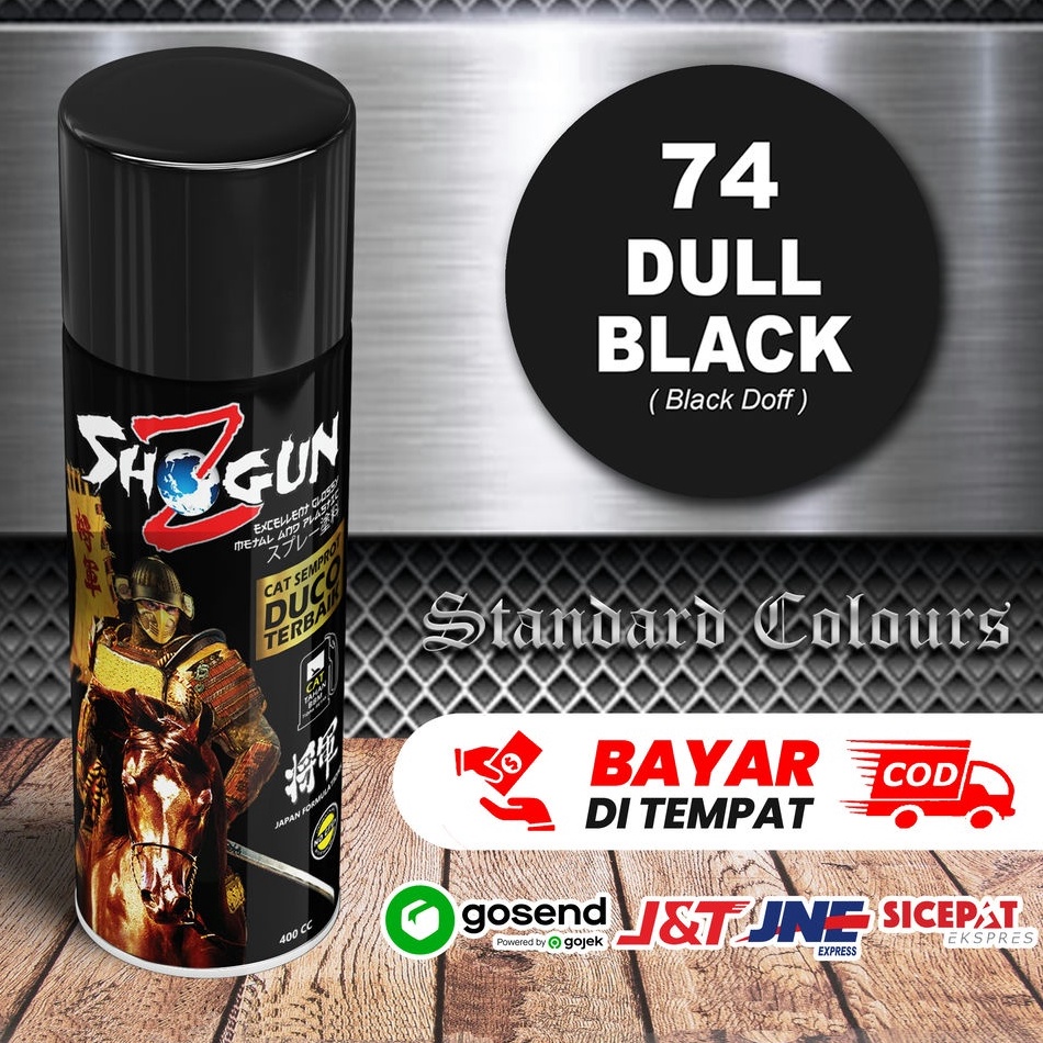 READY. Shogun Z Dull Black 74 - Cat Semprot Warna Hitam Dop / Doff Motor PCX VARIO