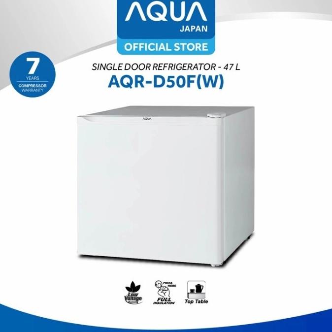 Kulkas Mini Portable Aqua Sanyo Aqr-50F Lilyagnesiashop