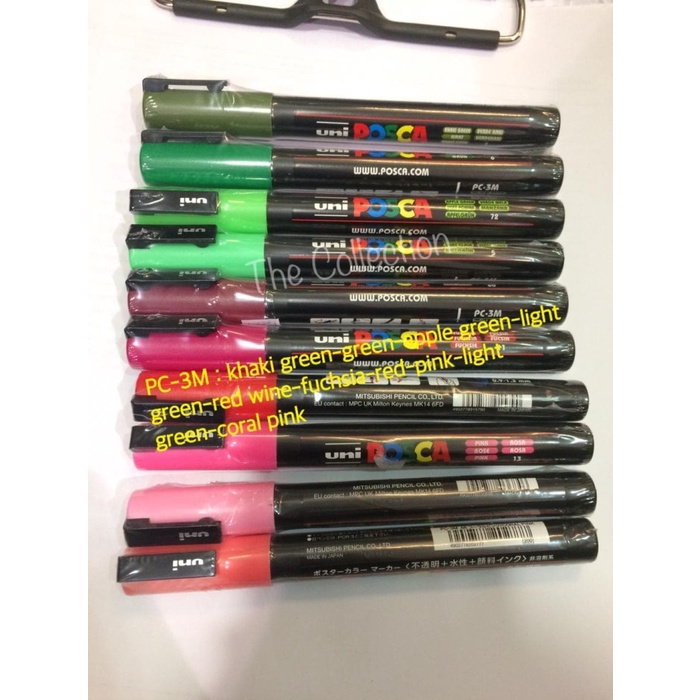 

Atk0643Pc 0.9-1.3Mm Pc-3M Spidol Posca Marker Uni Kaca Glass