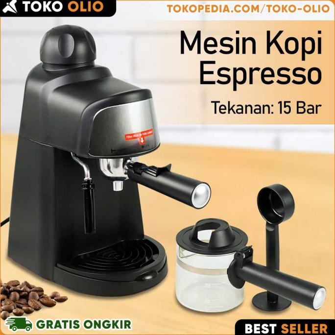 Mesin Pembuat Kopi Espresso Otomatis Cappucino Coffee Machine 15 Bar Davidsalvadorstore
