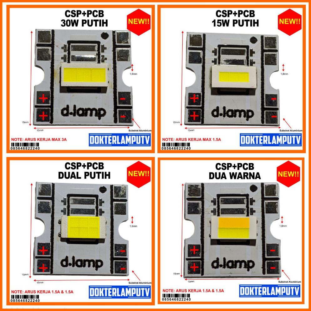 Promo Csp + Pcb 15W 30W Putih Diy Proyektor Led 3570 9V Dokterlamputv 2023