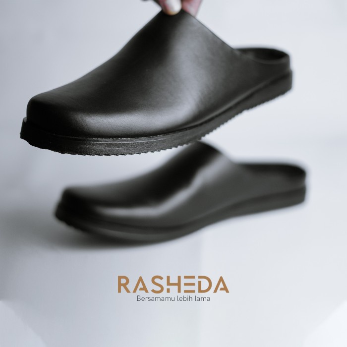 Bestseller Sepatu Sandal Pria Kulit Asli Rasheda Gr 51 Selop Tutong Bustong Jumbo