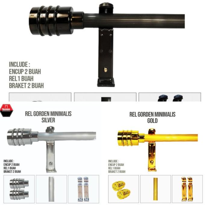 New Batang Gorden Minimalis/Besi Gorden/L.100~150~200 Cm