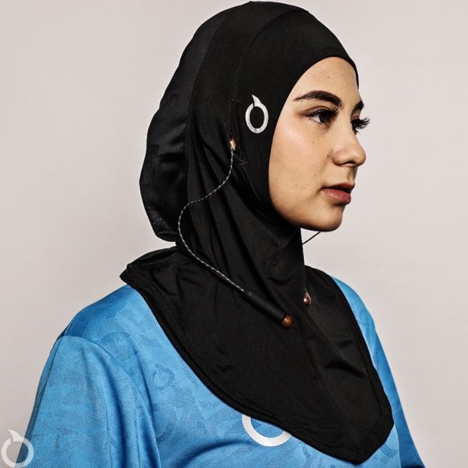 Model Baru HIJAB OLAHRAGA SPORT ORTUSEIGHT ACTIVE HIJAB - BLACK d Kemasan Baru Best Produk.