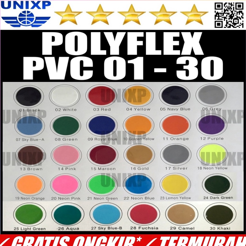 Model Baru Lnu Polyflex Pvc Korea Bahan Sablon Polyflex Stiker Poliflex Polyflek Flex ❊ ★★