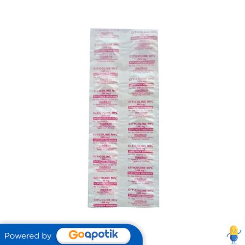 CITICOLINE MPL 500 MG STRIP 10 KAPLET