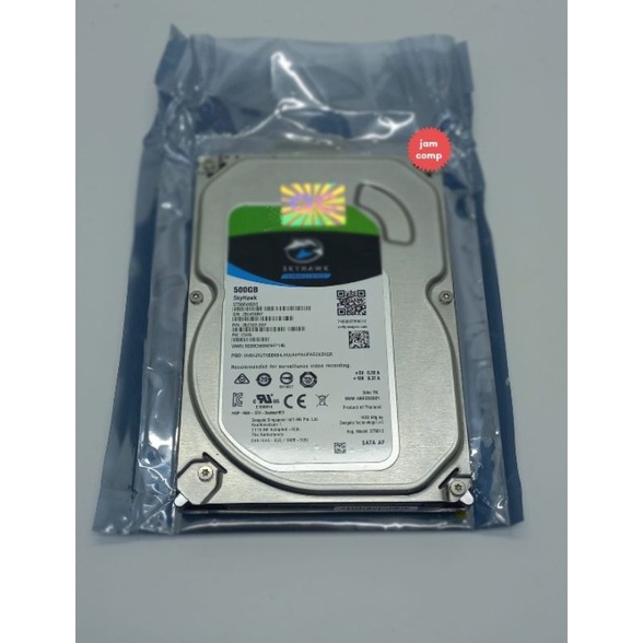 Terbaru Hardisk 500GB Skyhawk Sata 3.5 Baru HDD Internal 500GB FOR DVR/NVR CCTV EG8