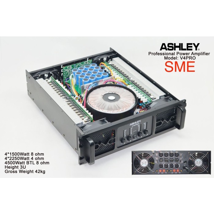POWER AMPLIFIER ASHLEY V4PRO V4 PRO V 4PRO V 4 PRO