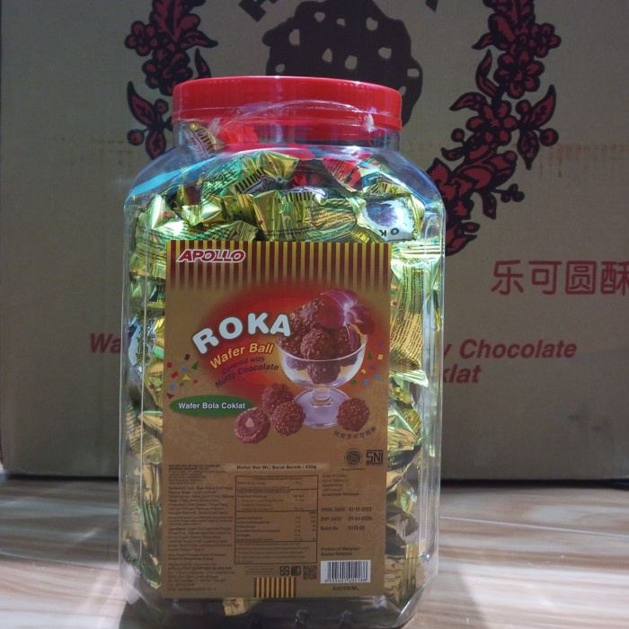 Terlaris Coklat Roka Toples