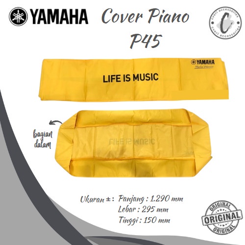 Terlaris Cover Piano Keyboard Untuk Yamaha P45 Penutup Anti Debu Original P-45