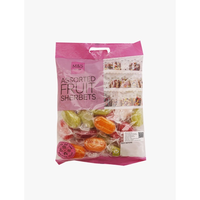 

BEST SELLER!! M&S FOOD - PERMEN - ASSORTED FRUIT SHERBETS