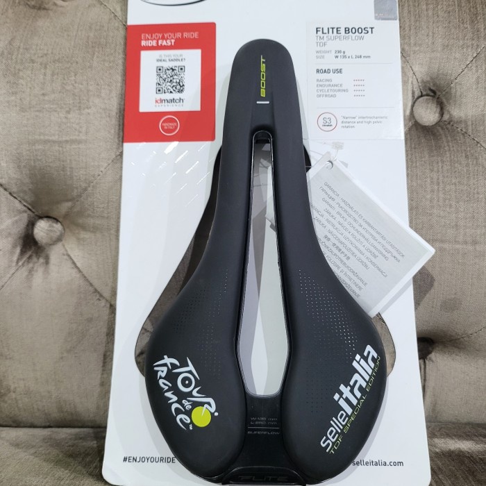 Terlaris Selle Italia Flite Boost Tm Superflow "Tour De France Edition" Saddle