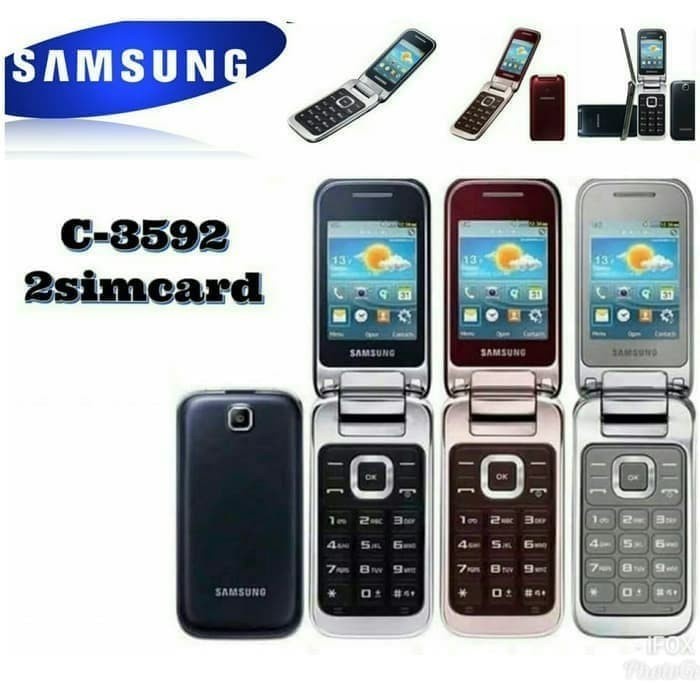 Terlaris Handphone Samsung Gt C3592 Samsung Lipat C 3592