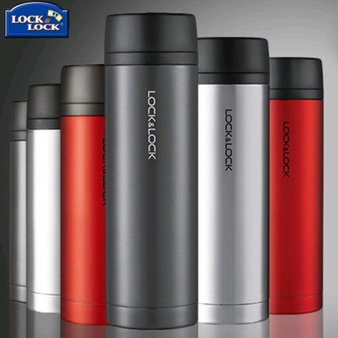 LOCK N LOCK COMPACT TUMBLER 250ML BLACK BOTOL MINUM TERMOS LHC4133 - M