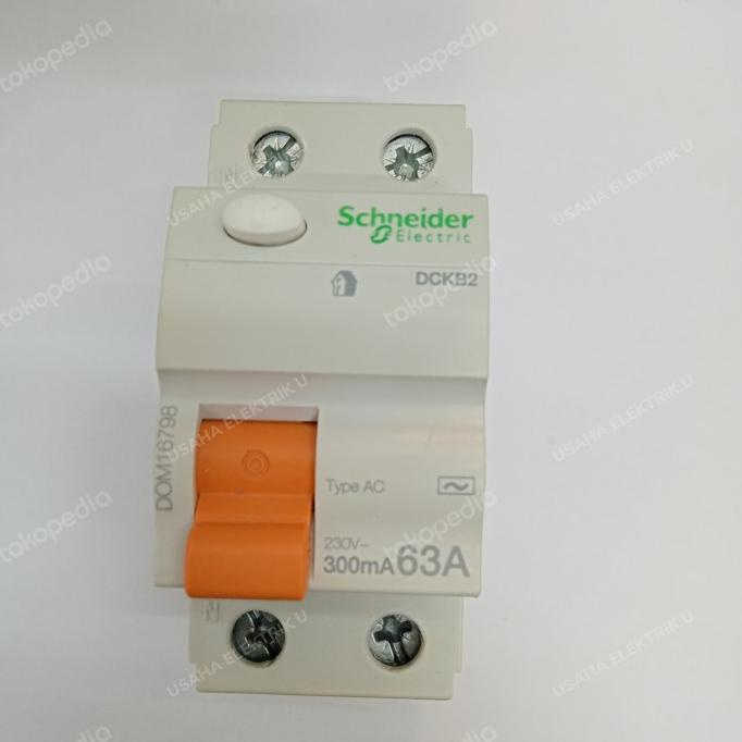 Elcb 2 Pole 63A 300Ma Schneider Original