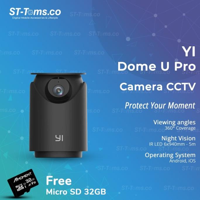 YI Dome U Pro Camera 2K HD IP Camera Wireless Wifi Home Security Surve